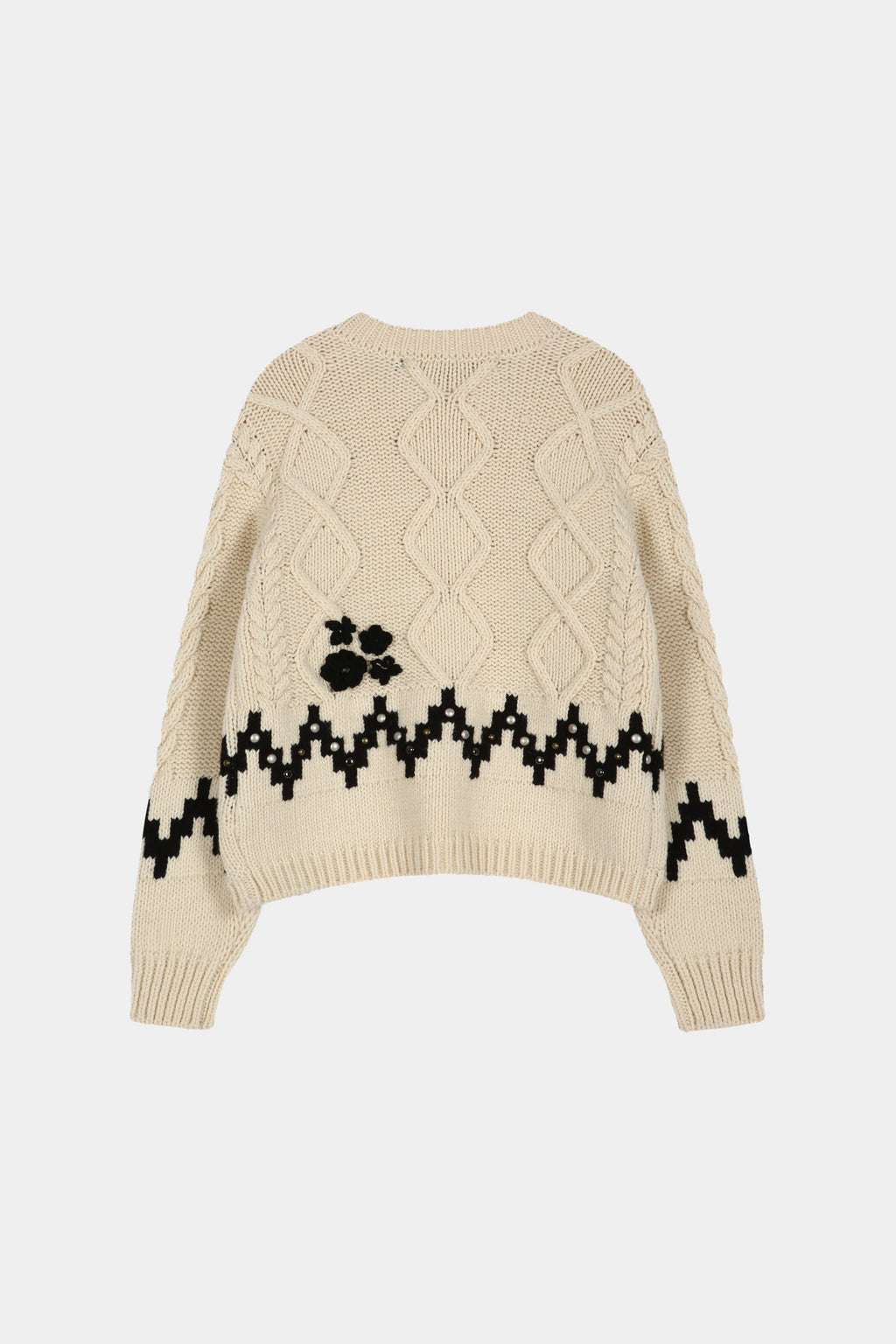 Andersson Bell - Fiori Camelia Cardigan (Ecru) product image 9 | TRAB K-Fashion Australia