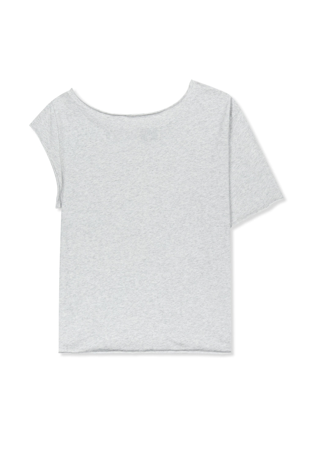 Matin Kim - Asymmetric Off Shoulder Top (Light Grey) product image 2 | TRAB K-Fashion Australia