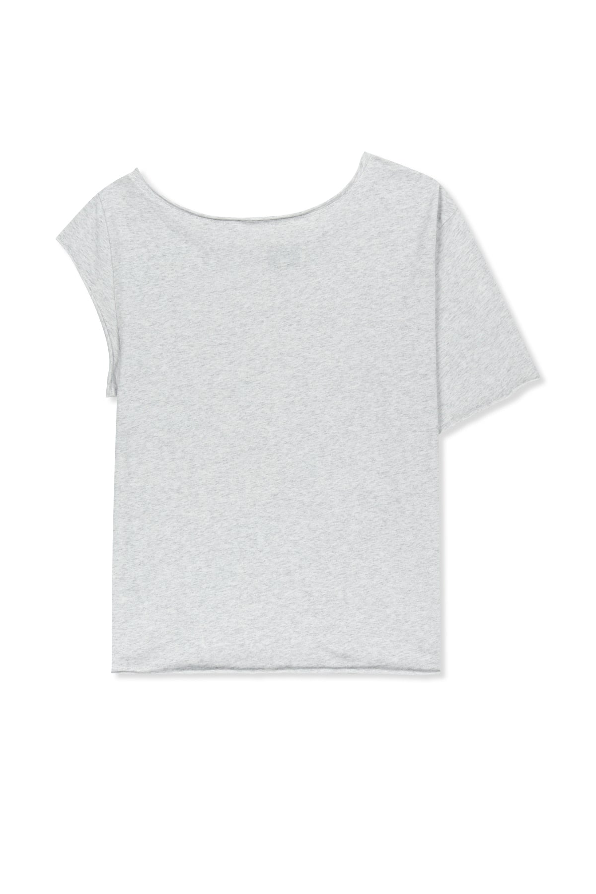 Matin Kim - Asymmetric Off Shoulder Top (Light Grey) product image 2 | TRAB K-Fashion Australia