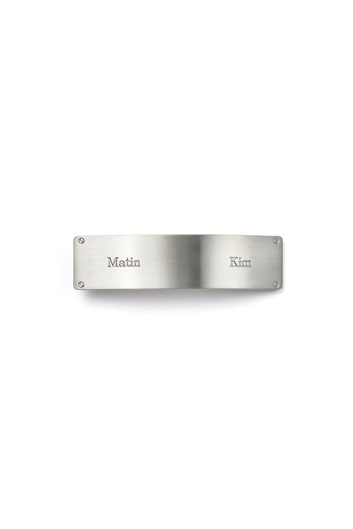 Matin Kim - Matin Signature Hair Clip (Dark Silver) product image 4 | TRAB K-Fashion Australia