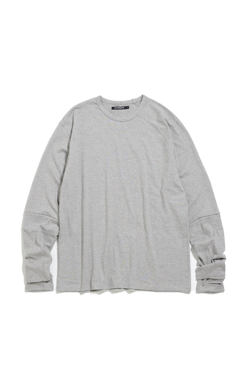 Hatchingroom - Double Sleeve Tee (M.Grey) product image 1 | TRAB K-Fashion Australia