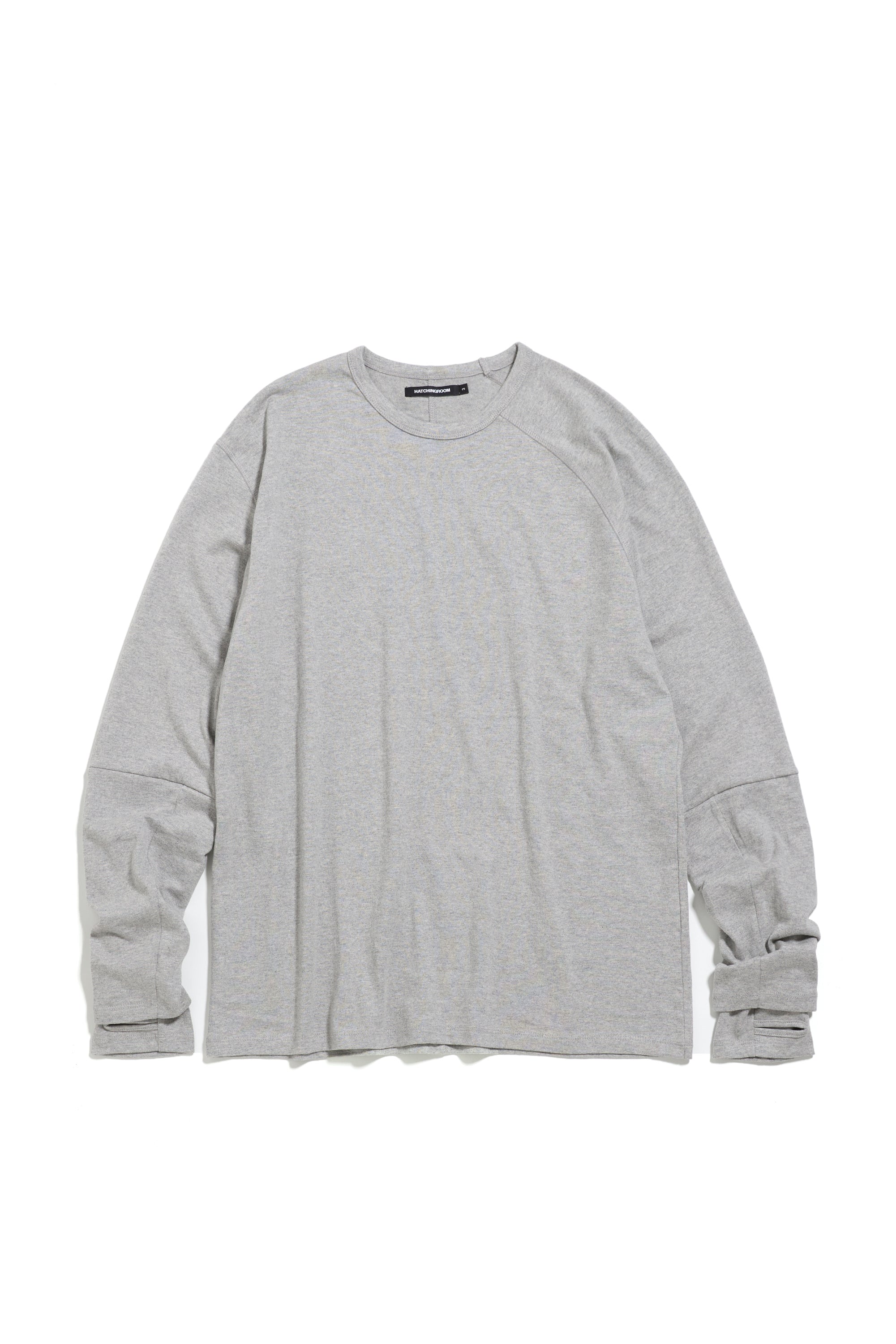 Hatchingroom - Double Sleeve Tee (M.Grey) product image 1 | TRAB K-Fashion Australia