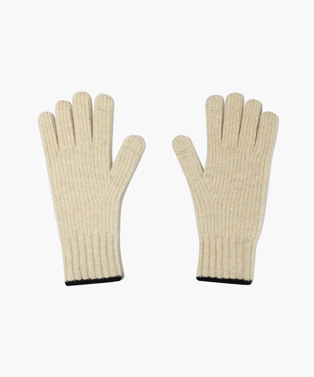 Marithe & Francois Girbaud - Classic Logo Glove (Beige) product image 2 | TRAB K-Fashion Australia