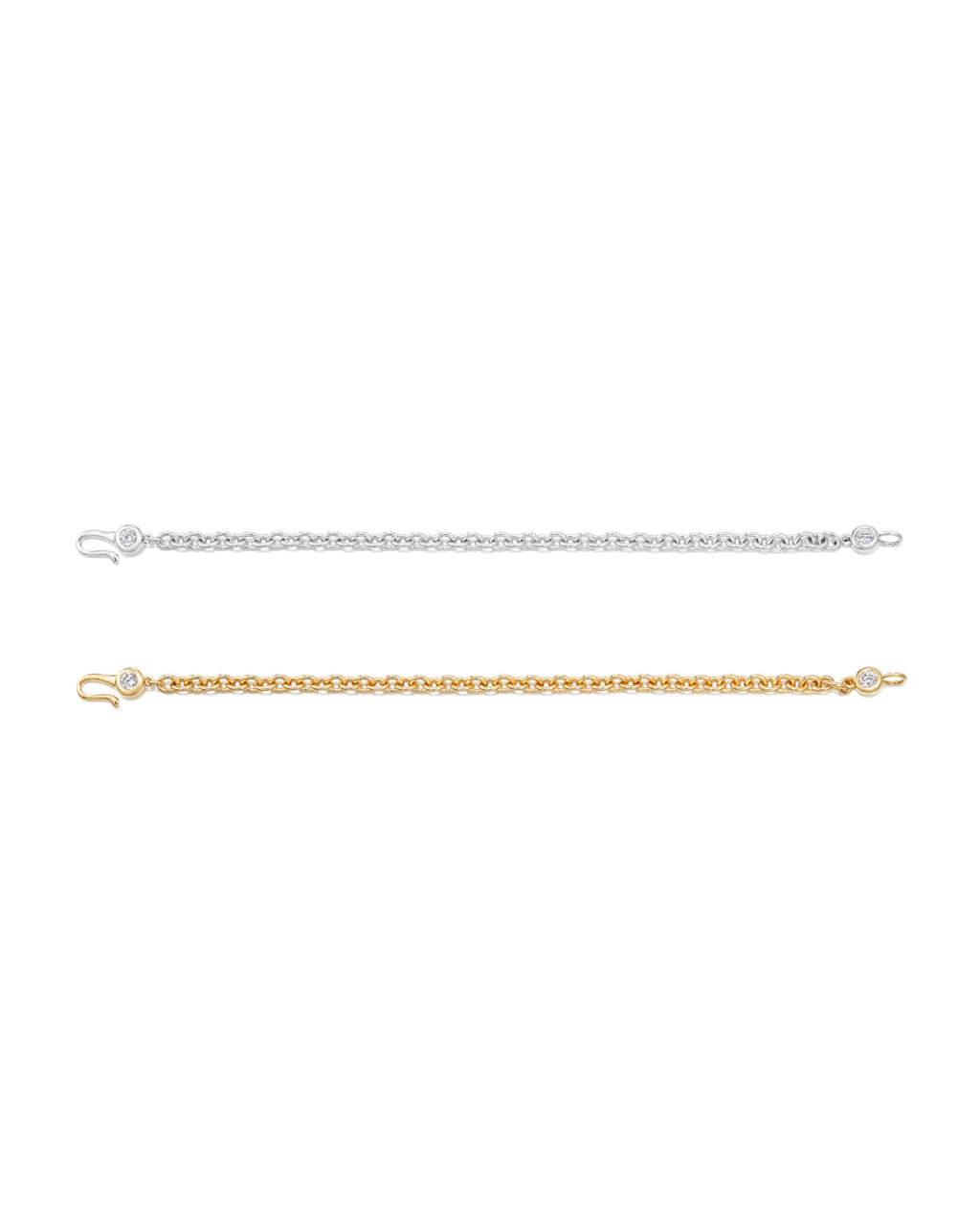 Numbering - Bezel Set Clasp Chain Bracelet #3903 product image 6 | TRAB K-Fashion Australia