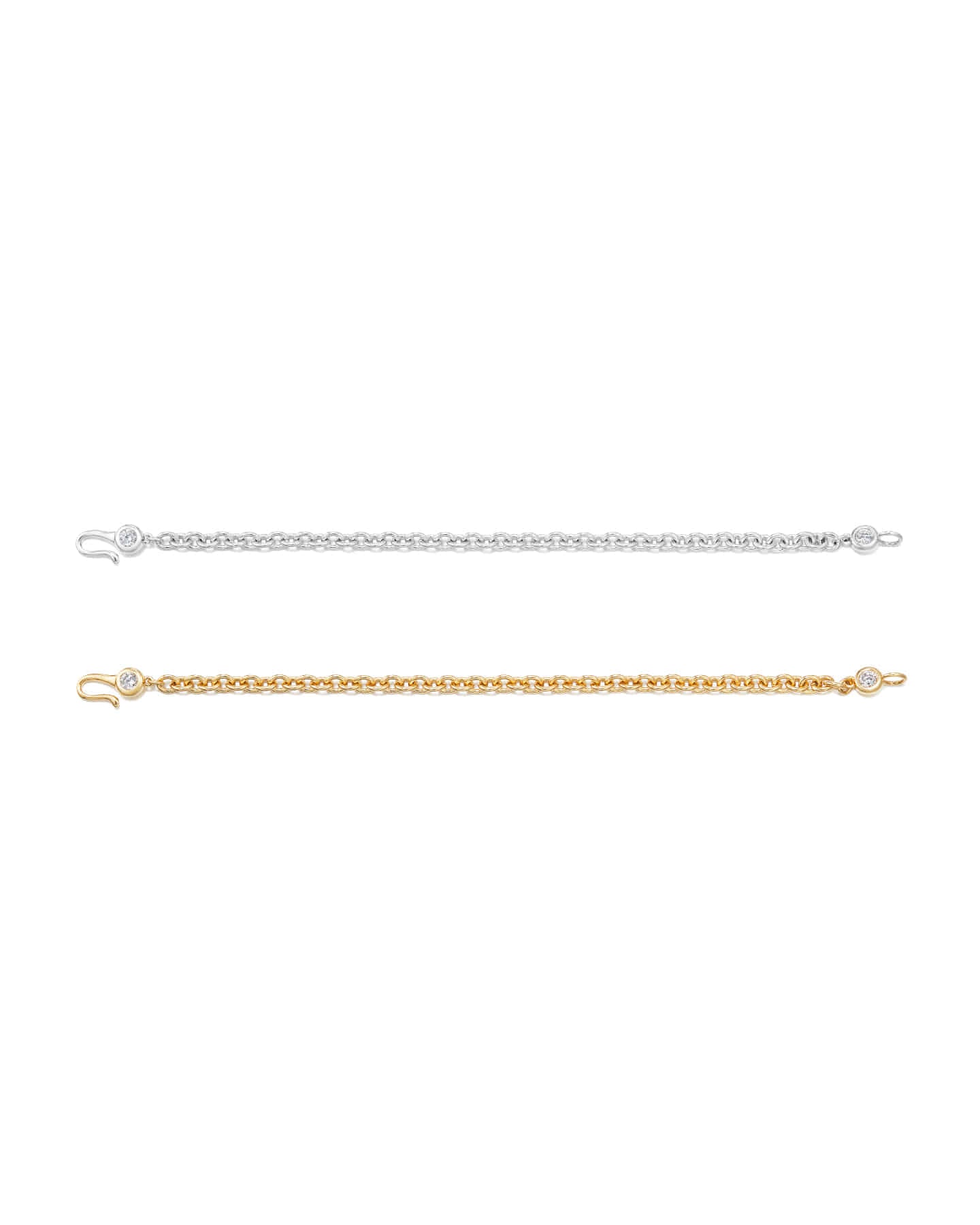 Numbering - Bezel Set Clasp Chain Bracelet #3903 product image 6 | TRAB K-Fashion Australia