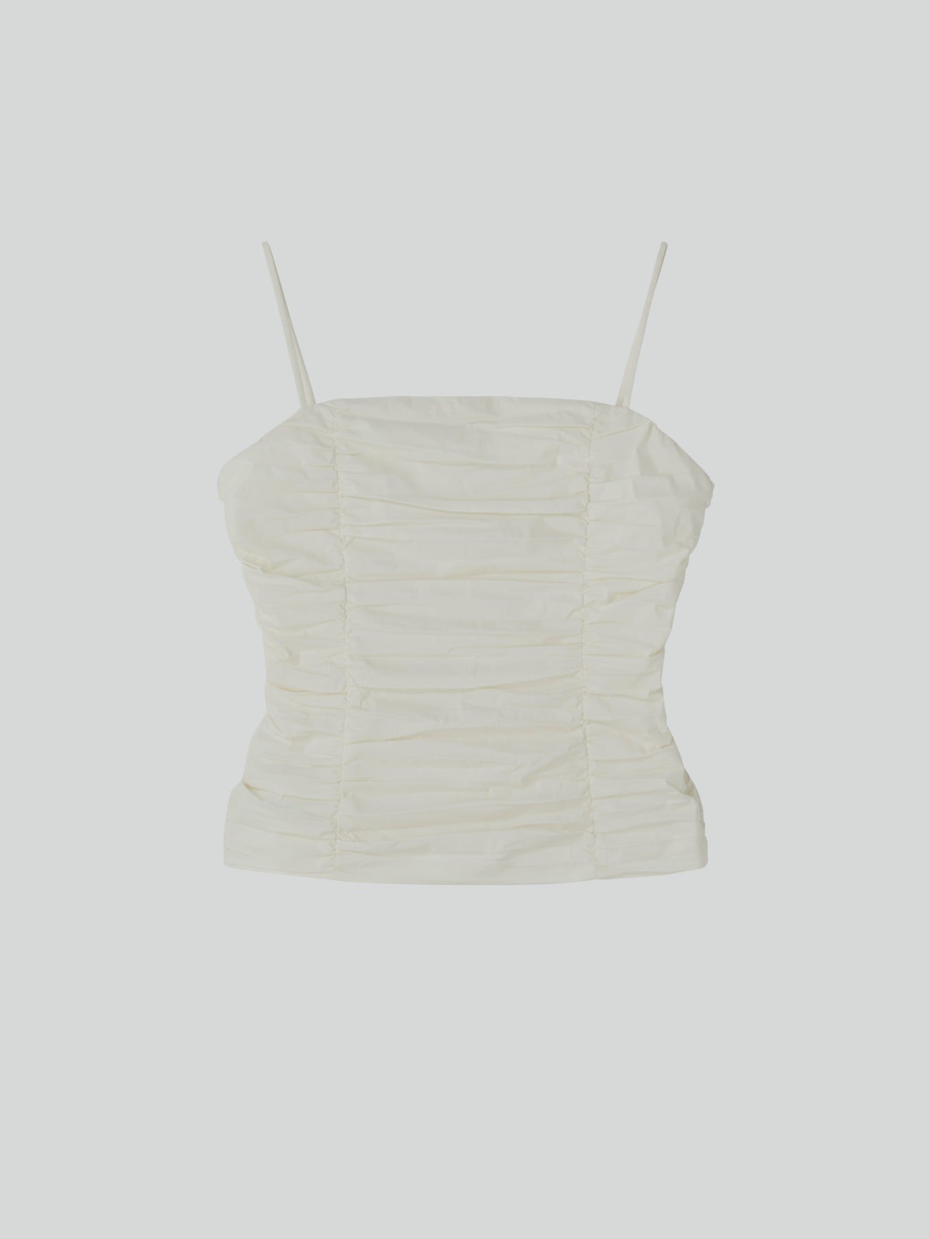Recto - Gathered Bustier Top (Ivory) product image 1 | TRAB K-Fashion Australia