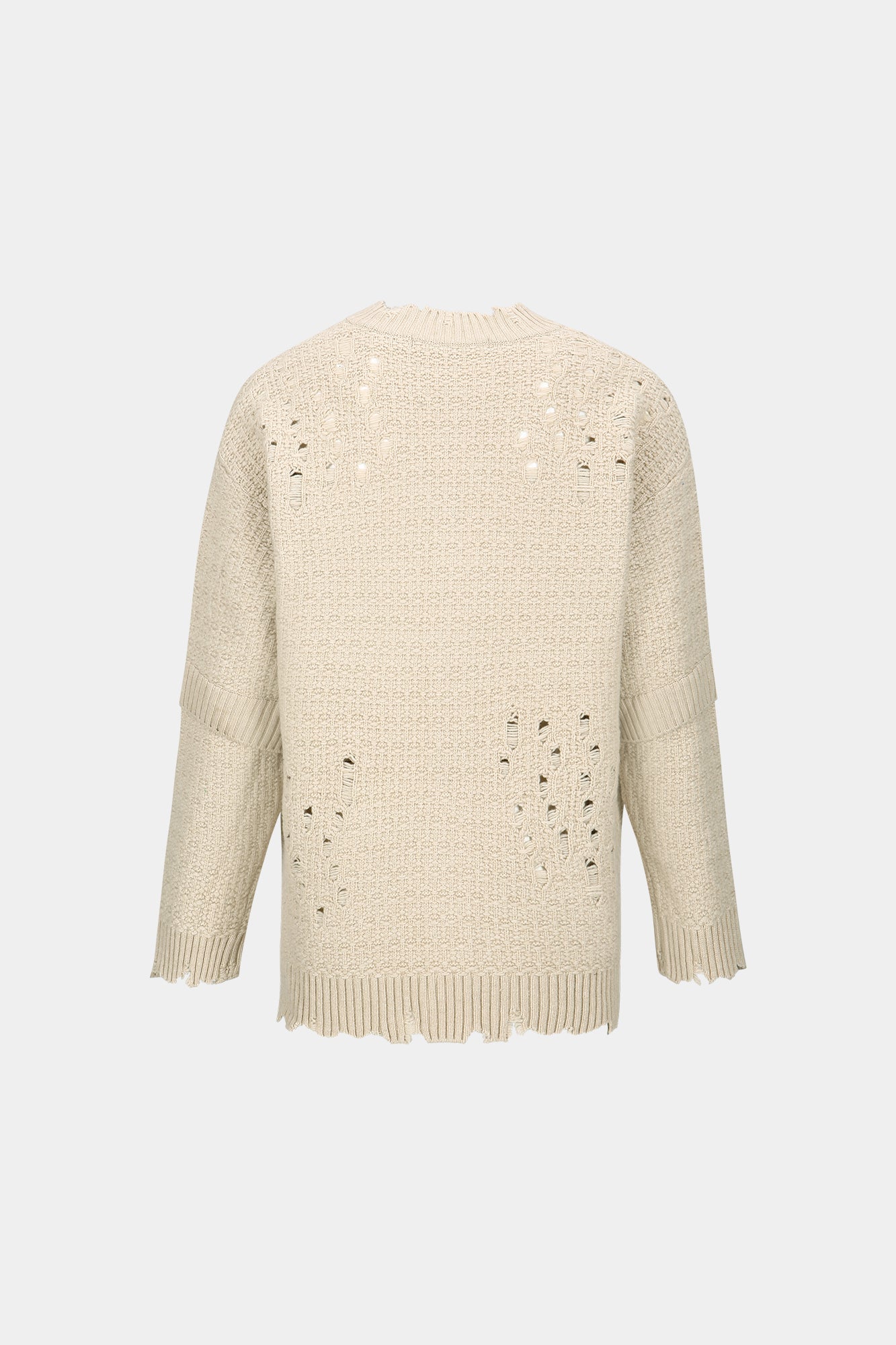 Andersson Bell - Roghen Wool Long Cardigan (Ecru) product image 9 | TRAB K-Fashion Australia