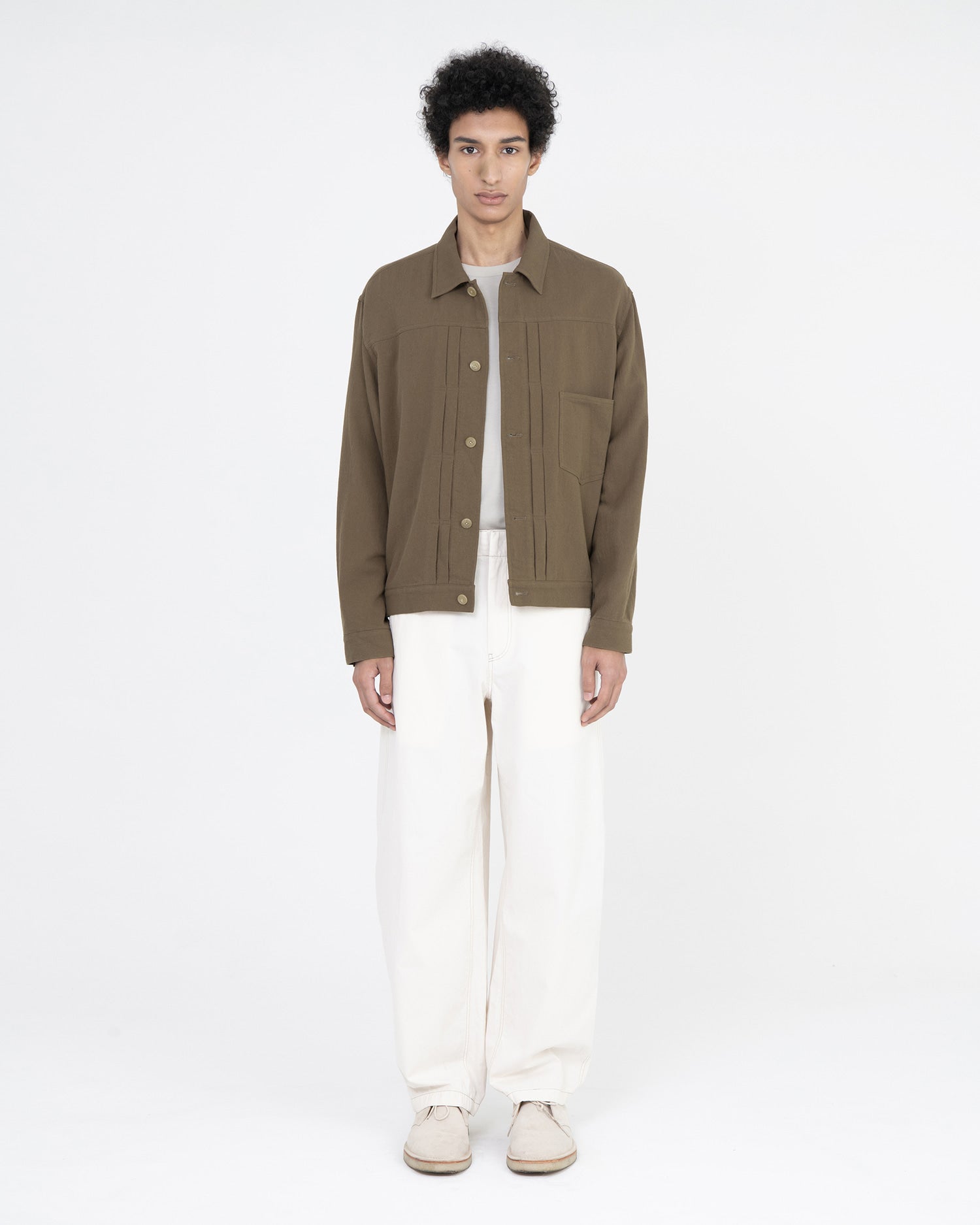 Brownyard - Type 1 Trucker Jacket (Mocha) product image 1 | TRAB K-Fashion Australia