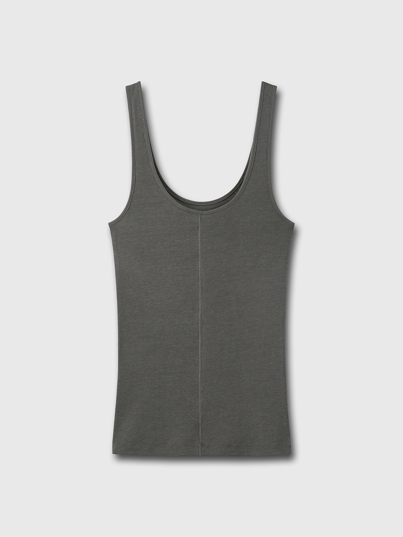 Tonywack - Tencel U-Neck Sleeveless (Olive Charcoal) product image 7 | TRAB K-Fashion Australia