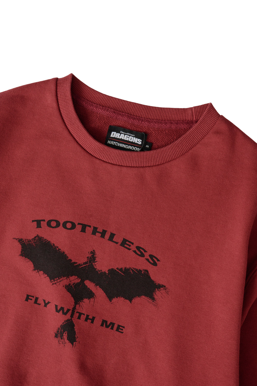 Hatchingroom - Toothless Sweatshirt Dark (Red) product image 3 | TRAB K-Fashion Australia