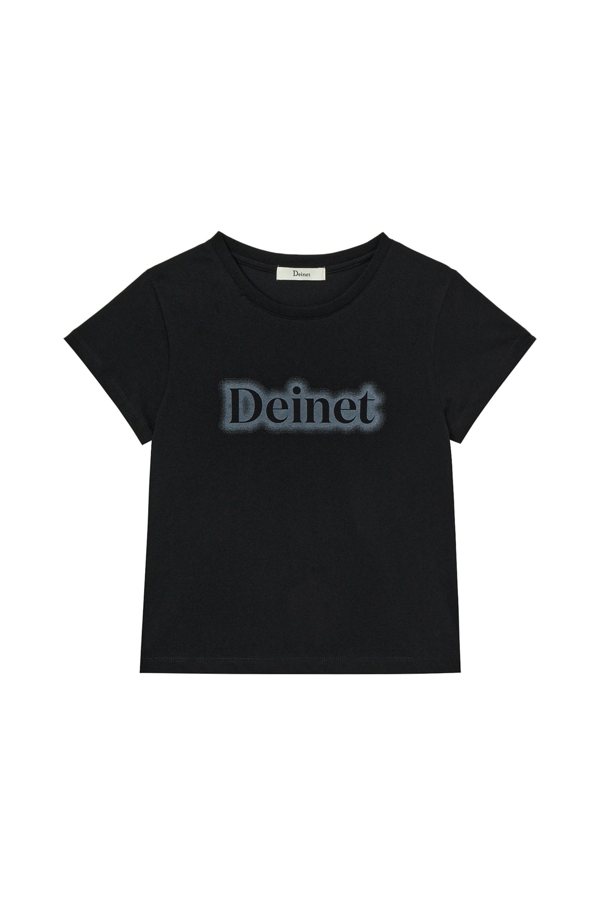 Deinet - Spray Logo Pigment T-Shirt (Black) product image 1 | TRAB K-Fashion Australia