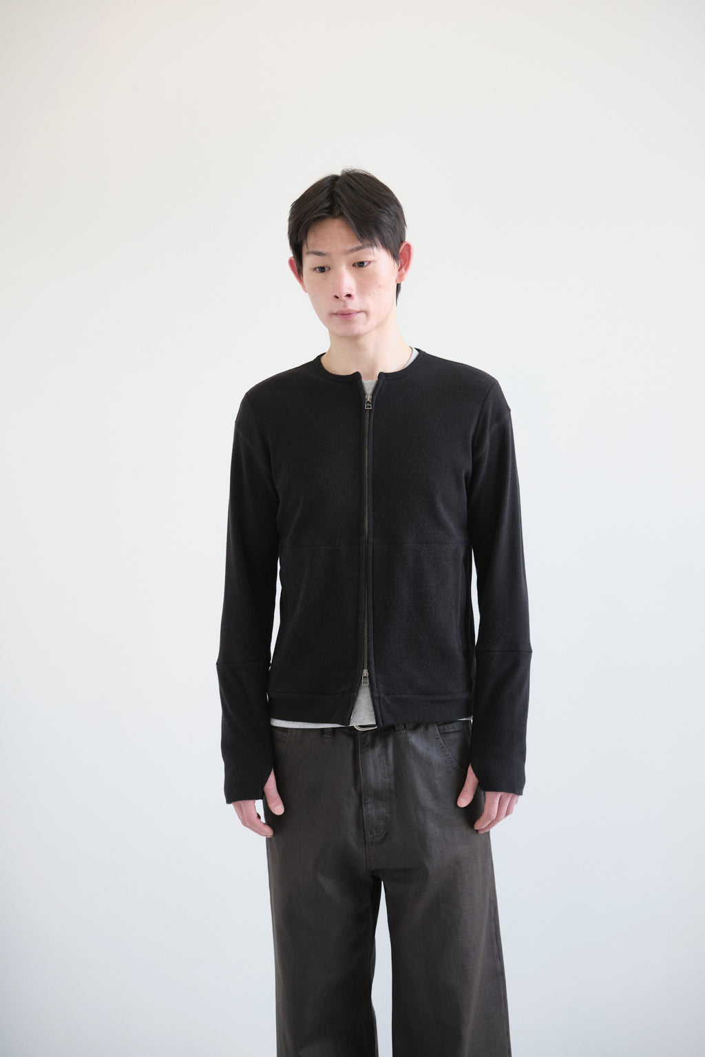 Hatchingroom - Layer Cardigan V2 (Black) product image 5 | TRAB K-Fashion Australia