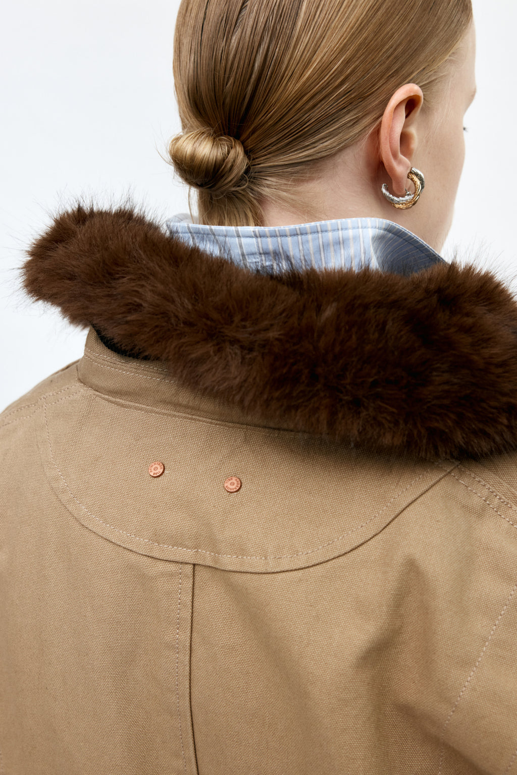 Andersson Bell - Unisex Ortega Washed Cotton Jacket (Beige) product image 11 | TRAB K-Fashion Australia