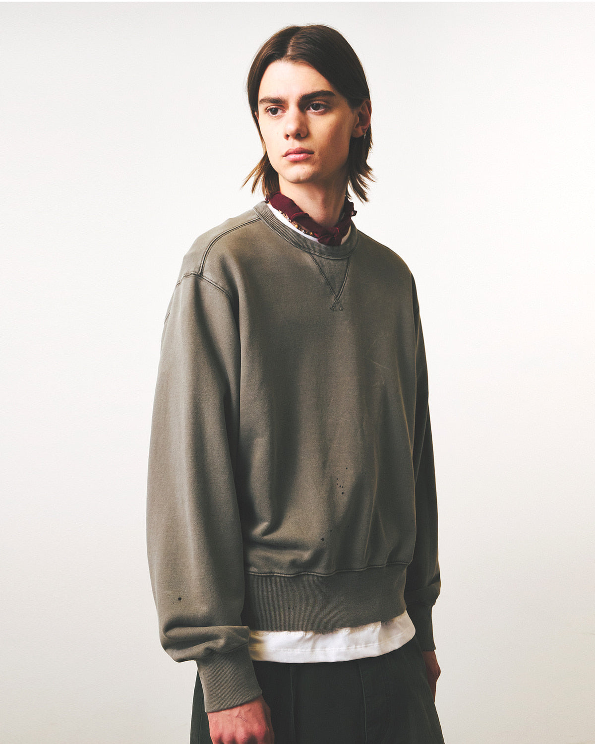 Eastlogue - Vintage 11 Sweat Shirts (Vintage Olive) product image 3 | TRAB K-Fashion Australia