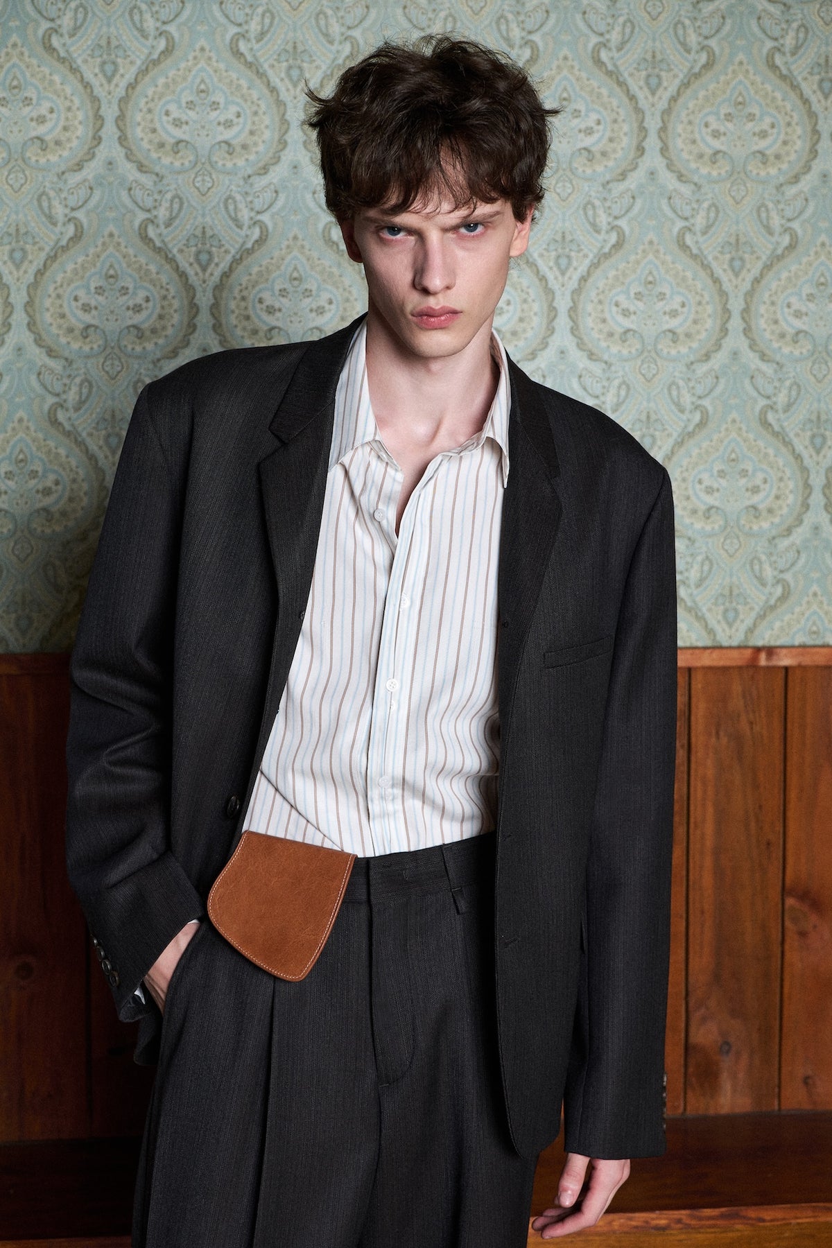 STU - Rounded Single Breasted Jacket (Charcoal) product image 7 | TRAB K-Fashion Australia
