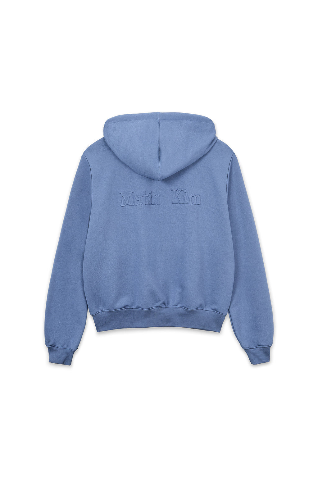 Matin Kim - Back Logo Glitter Hoody Zip Up (Blue) product image 2 | TRAB K-Fashion Australia