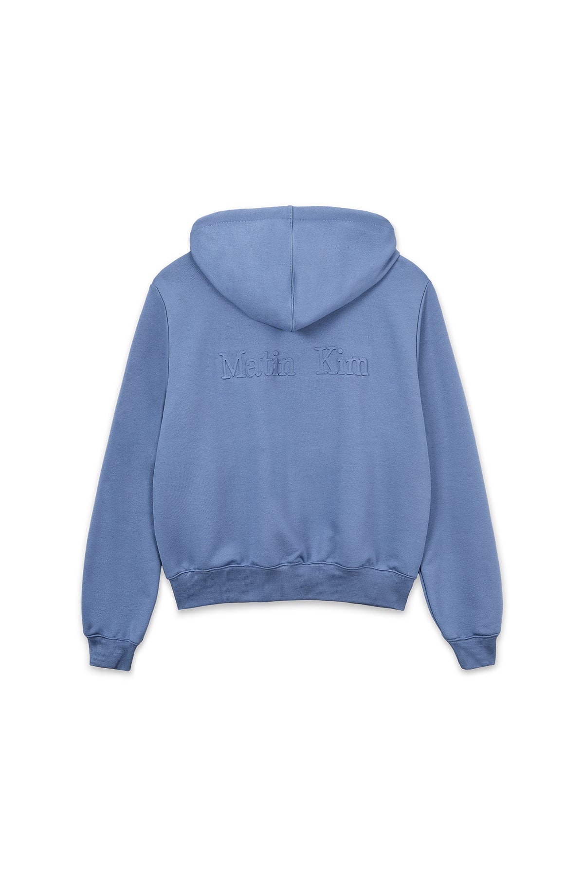 Matin Kim - Back Logo Glitter Hoody Zip Up (Blue) product image 2 | TRAB K-Fashion Australia