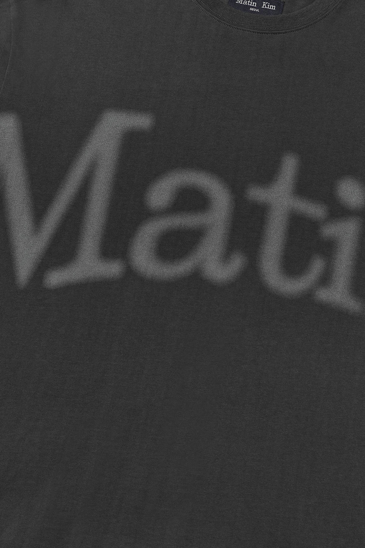 Matin Kim - Big Arch Logo Top (Charcoal) product image 4 | TRAB K-Fashion Australia