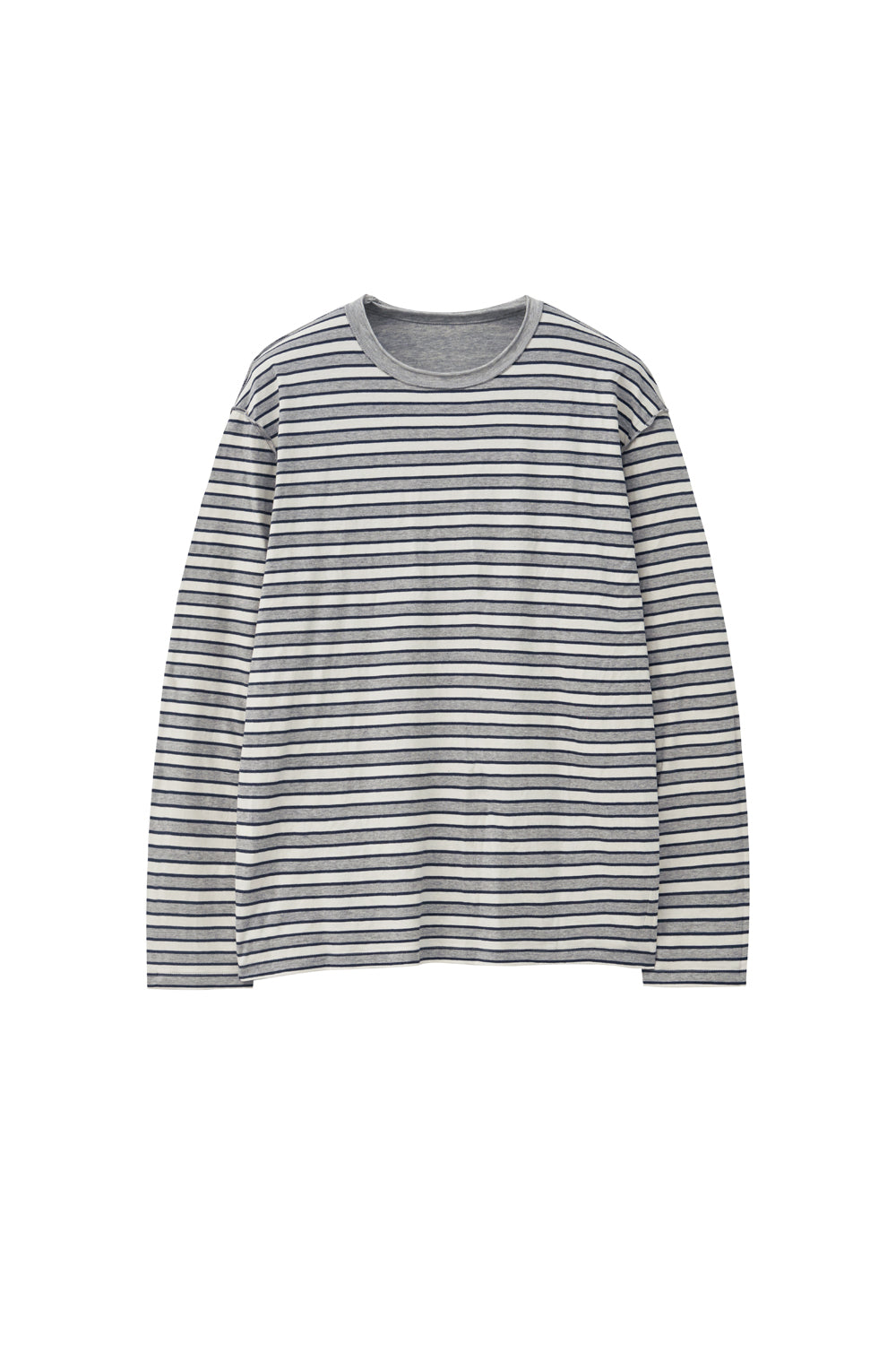 Hatchingroom - Two Face Stripe Tee (M.Grey) product image 3 | TRAB K-Fashion Australia