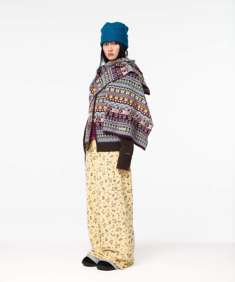 Coyseio - Cottage Knit Cardigan (Brown) product image 11 | TRAB K-Fashion Australia