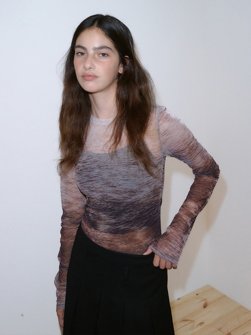 Kijun - Deer Mesh Top (Multi) product image 5 | TRAB K-Fashion Australia
