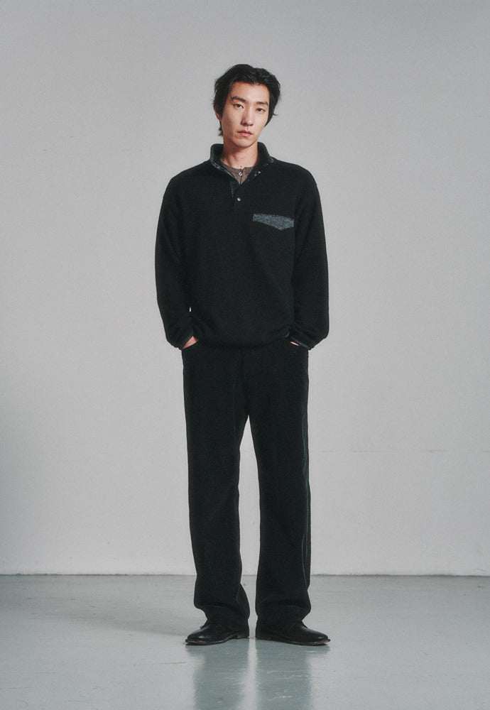 Art if acts - Garment Dyed Corduroy 5P Pants (Black) product image 1 | TRAB K-Fashion Australia