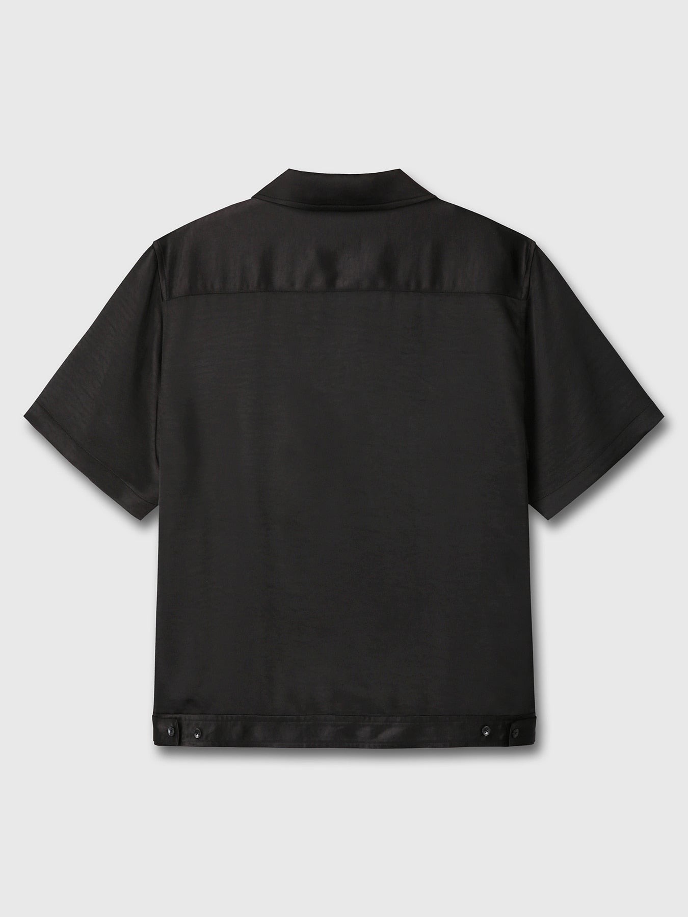 Tonywack - One Piece Collar Half Sleeve Shirt (Black) product image 8 | TRAB K-Fashion Australia