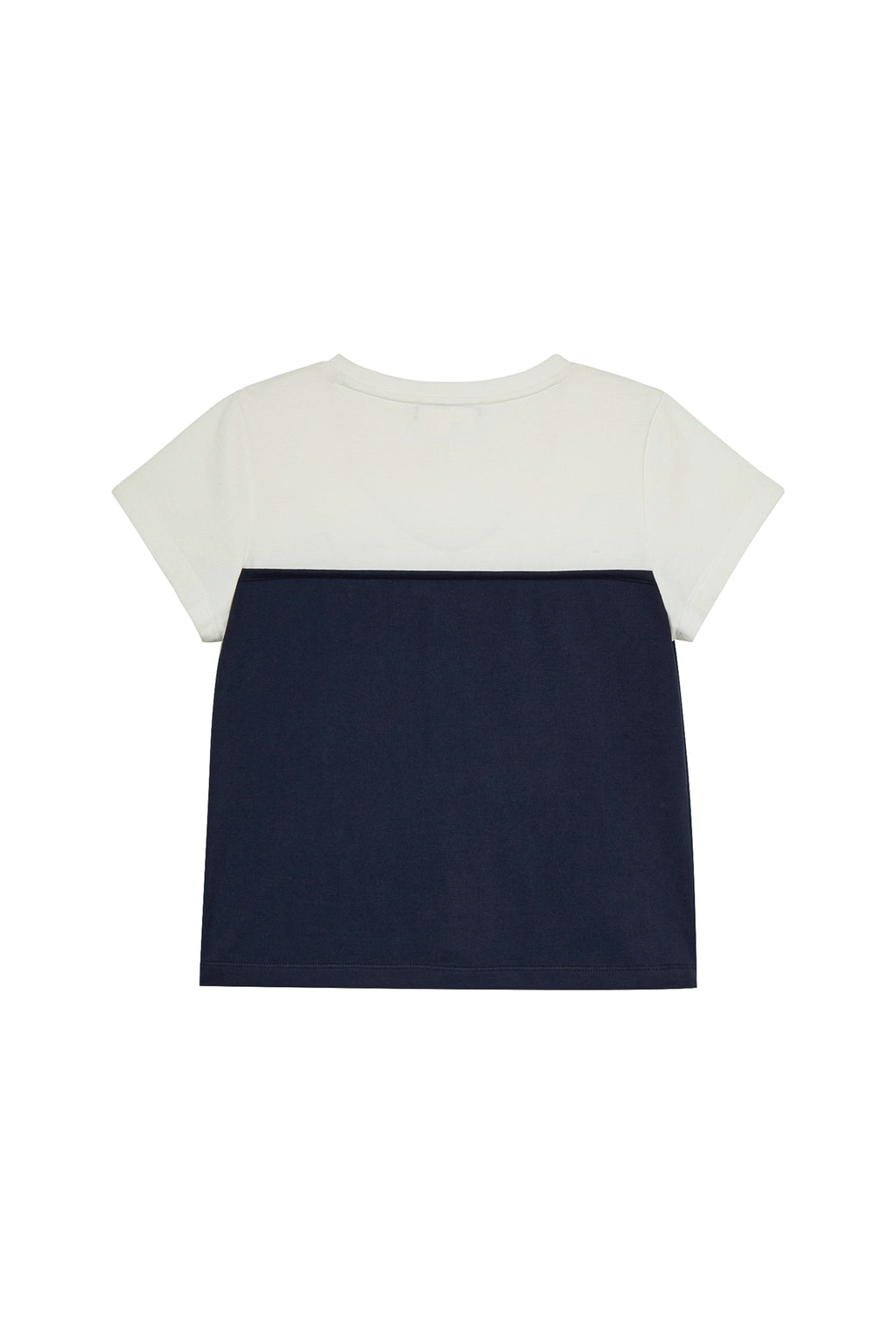 Deinet - Layered Contrast T-Shirt (White) product image 13 | TRAB K-Fashion Australia