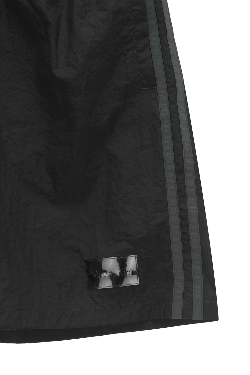 Matin Kim - Side Point Nylon Half Shorts (Black) product image 4 | TRAB K-Fashion Australia
