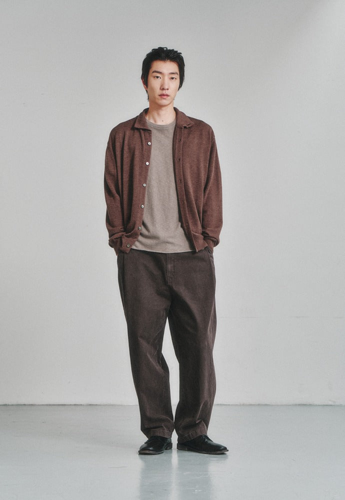 Art if acts - High Collar Cardigan (Wood) product image 1 | TRAB K-Fashion Australia