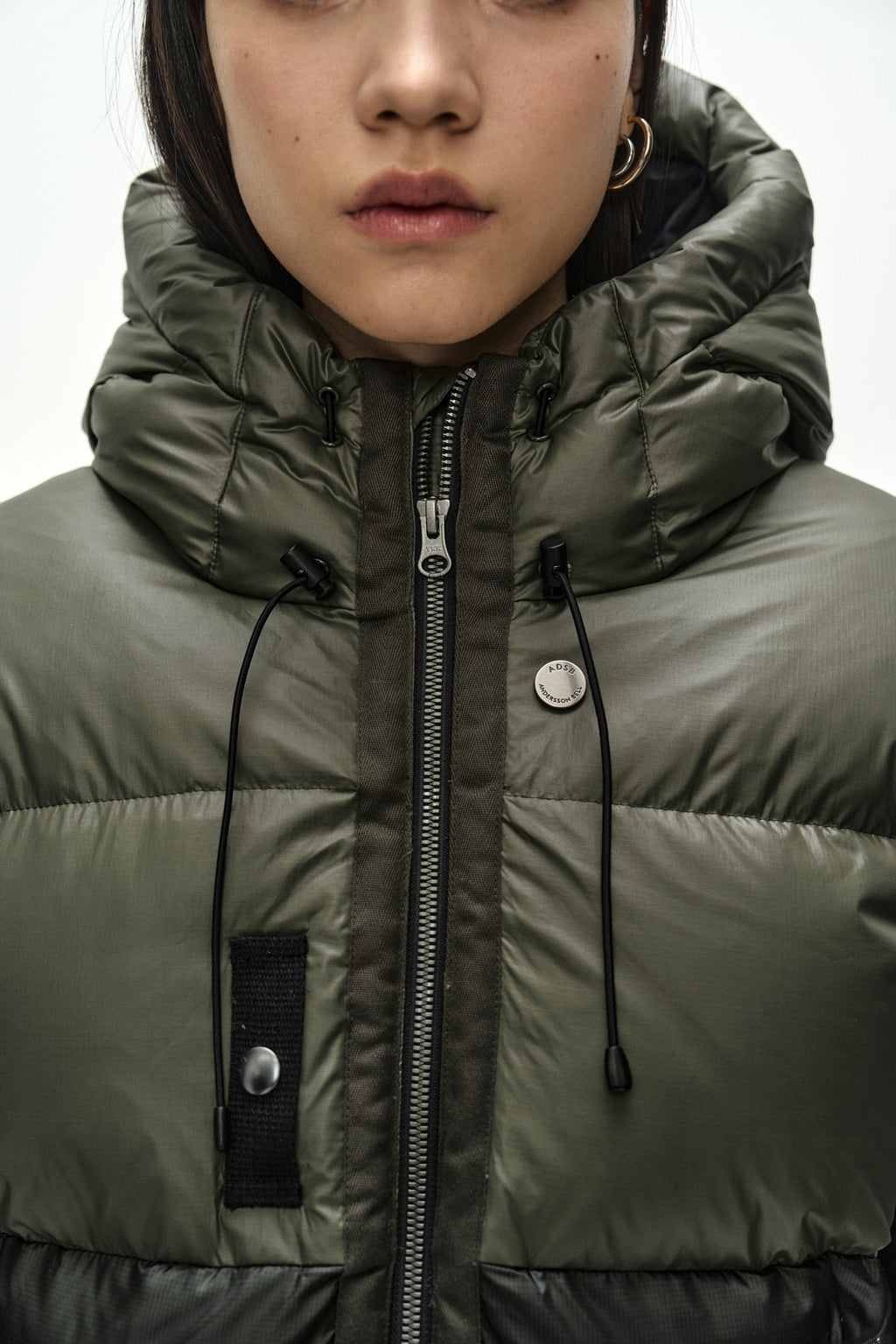 Andersson Bell - Copenhagen Down Fur Jacket (Khaki) product image 4 | TRAB K-Fashion Australia