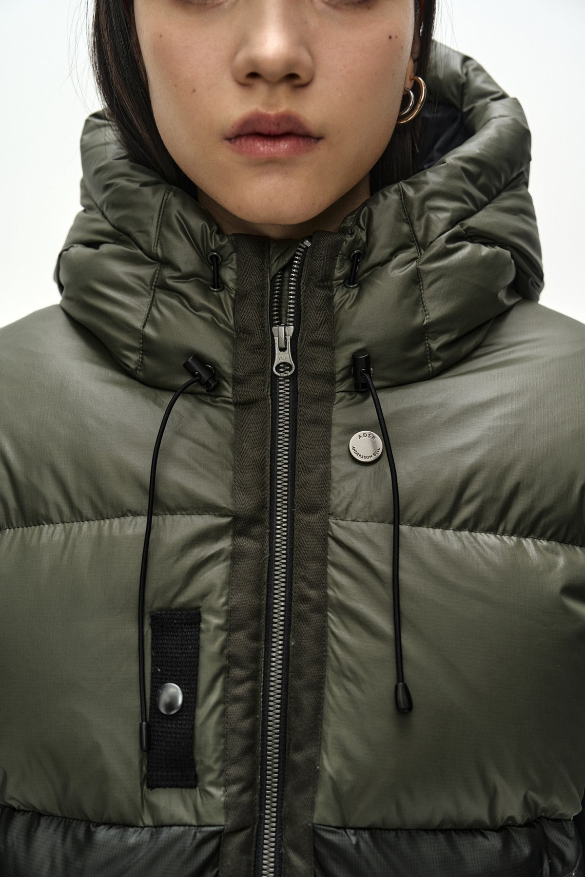 Andersson Bell - Copenhagen Down Fur Jacket (Khaki) product image 4 | TRAB K-Fashion Australia