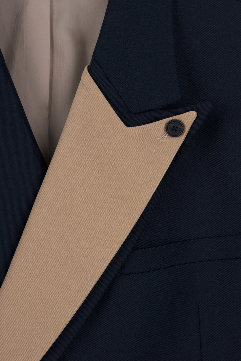 Stu - Layered Lapel Blazer (Navy) product image 18 | TRAB K-Fashion Australia