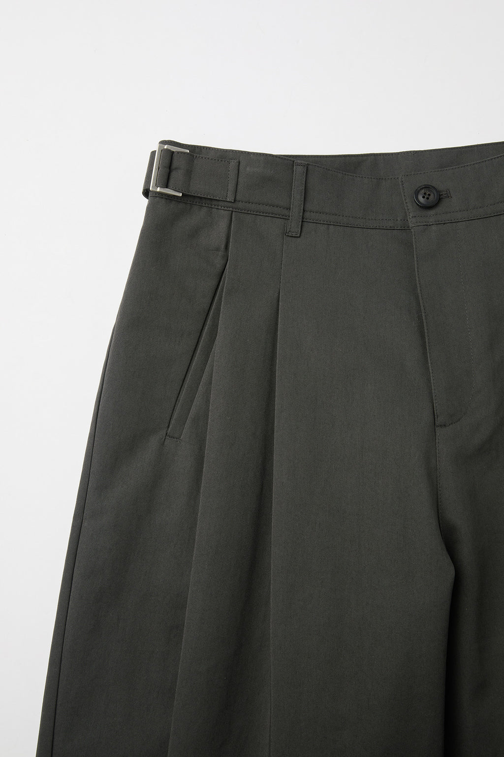 Coor - Cinched Side Heavy Chino Pants (Charcoal) product image 5 | TRAB K-Fashion Australia