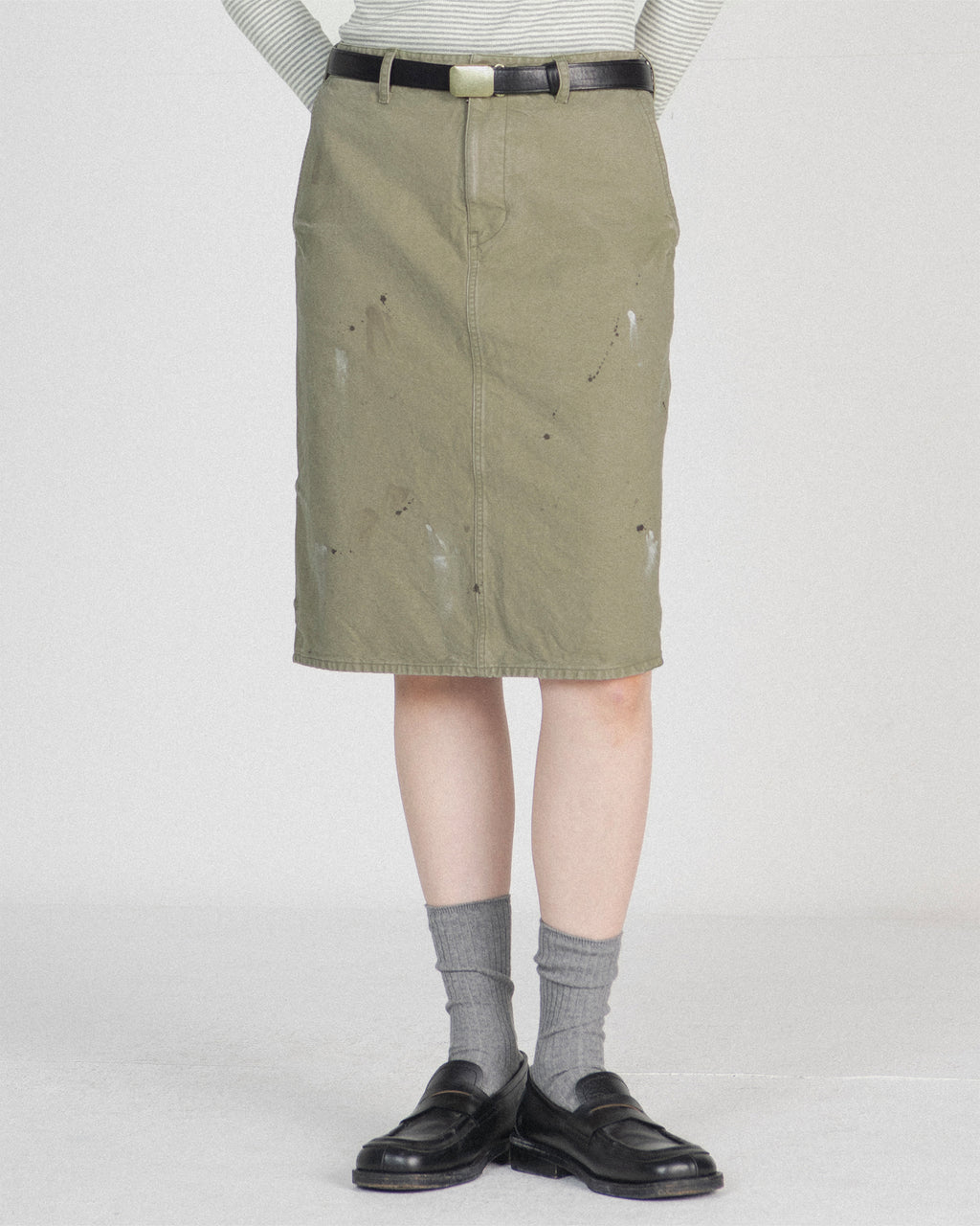 Brownyard - Painted Skirt (Khaki) product image 2 | TRAB K-Fashion Australia