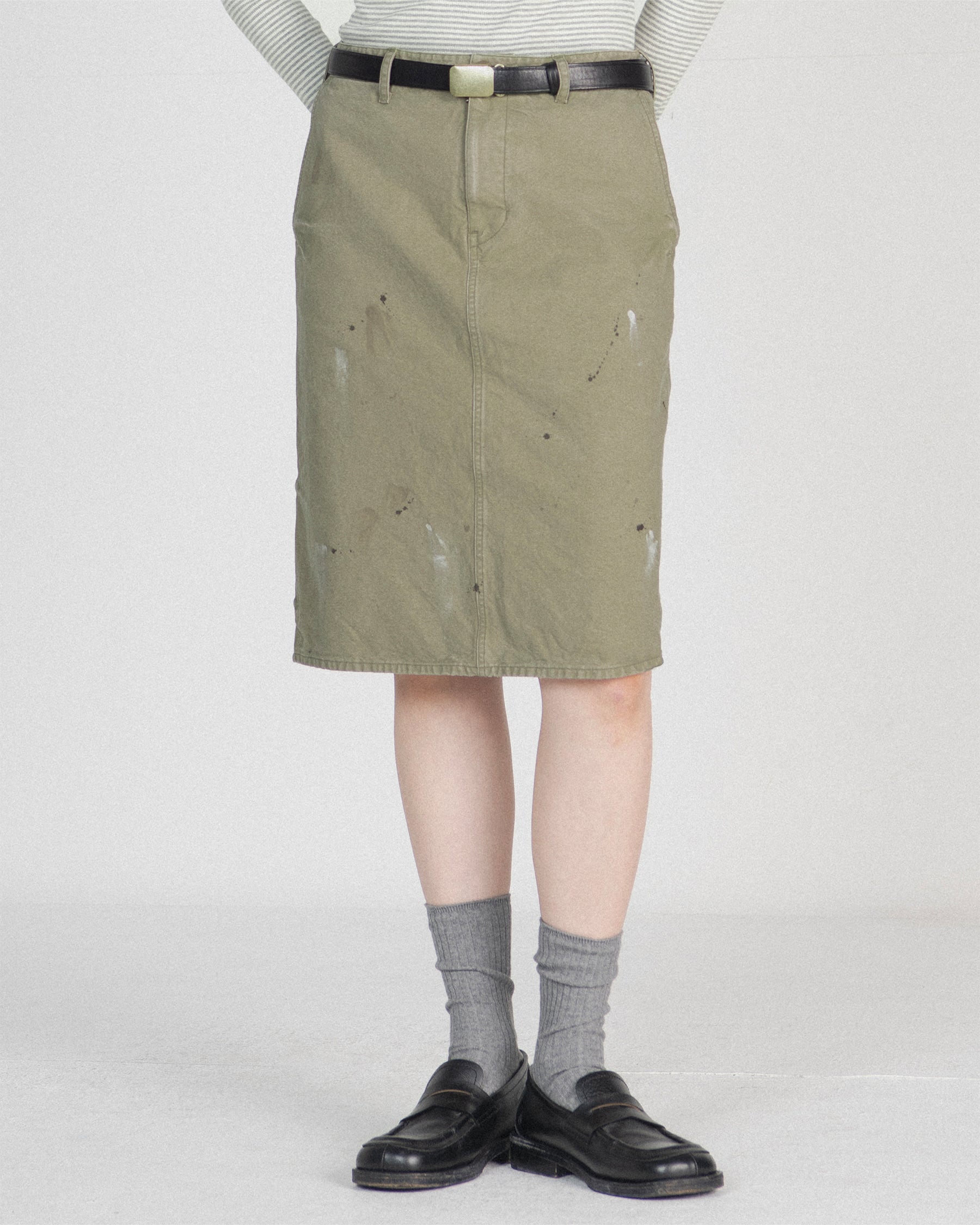 Brownyard - Painted Skirt (Khaki) product image 2 | TRAB K-Fashion Australia