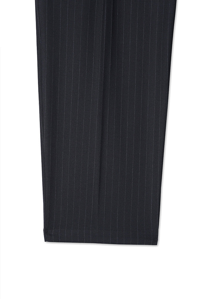 Art if acts - Wool One Tuck Trousers (Navy Stripe) product image 12 | TRAB K-Fashion Australia