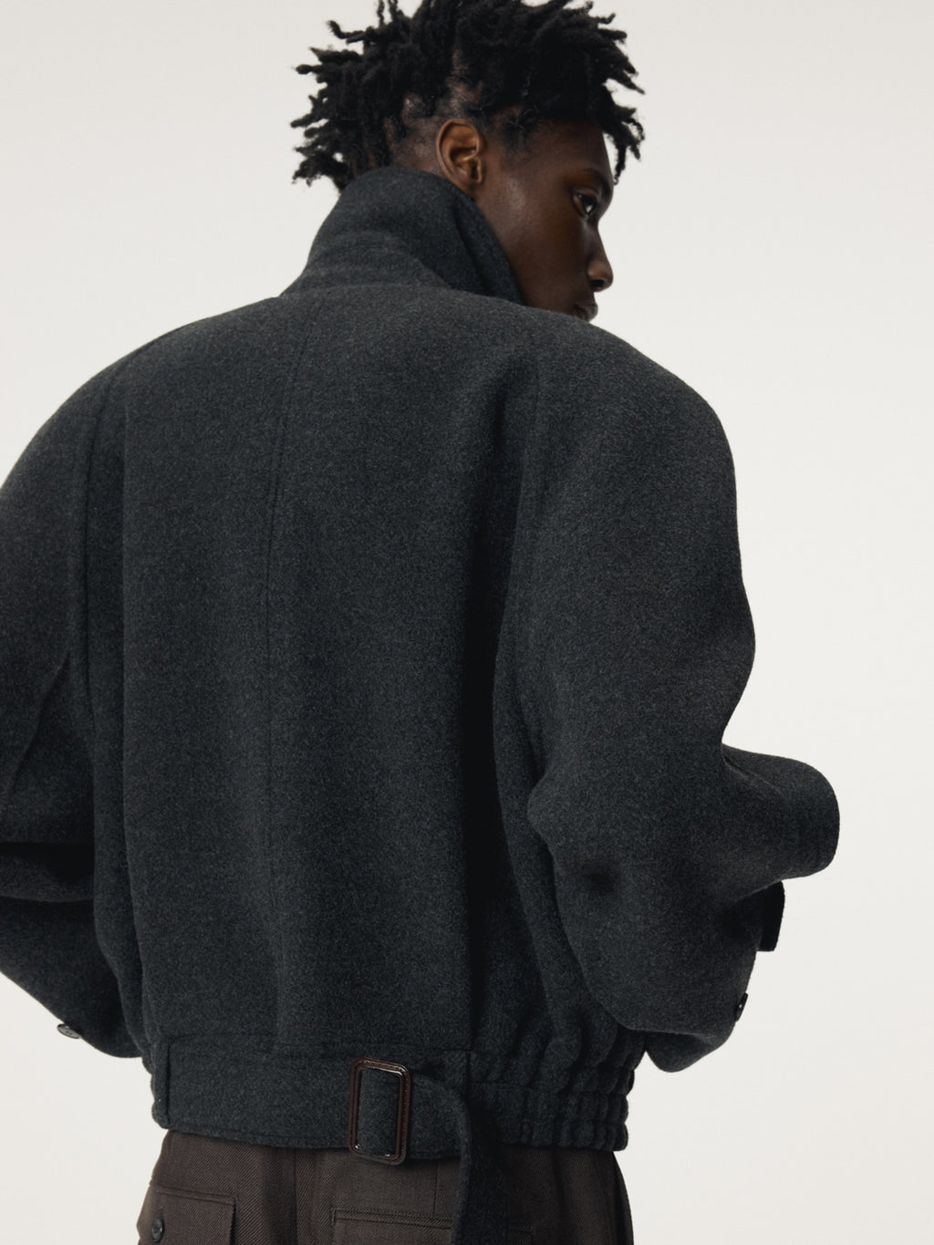 Recto - Reglan Sleeves Wool Jumper (Charcoal Grey) product image 8 | TRAB K-Fashion Australia