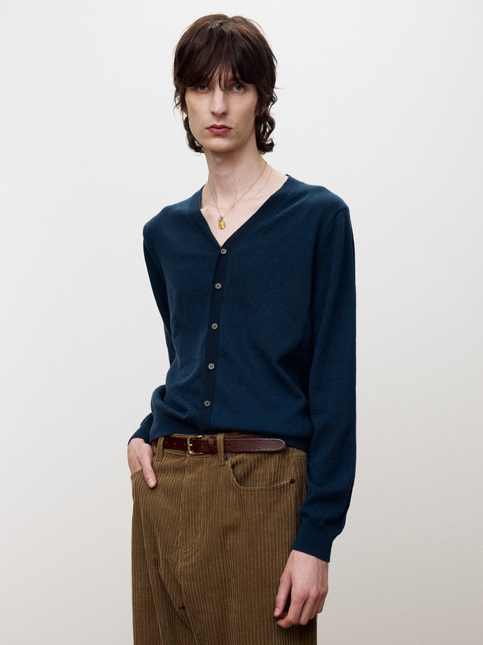 Tonywack - Super Fine Merino Wool Knit Cardigan (Dark Blue) product image 5 | TRAB K-Fashion Australia