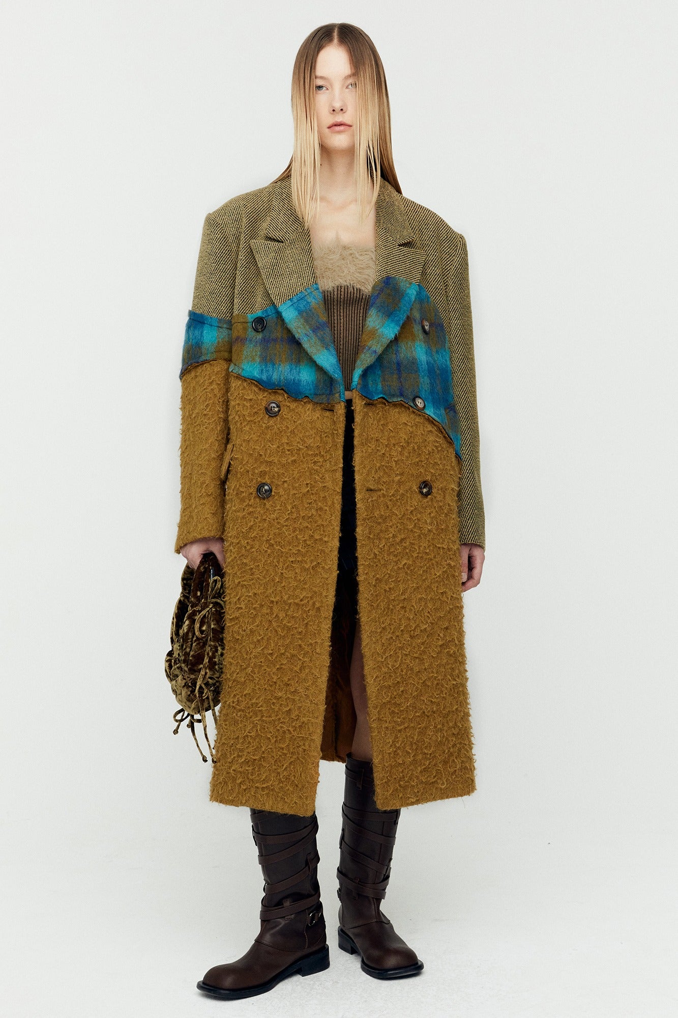 Andersson Bell - Panni Custom-Like Coat (Yellow) product image 1 | TRAB K-Fashion Australia