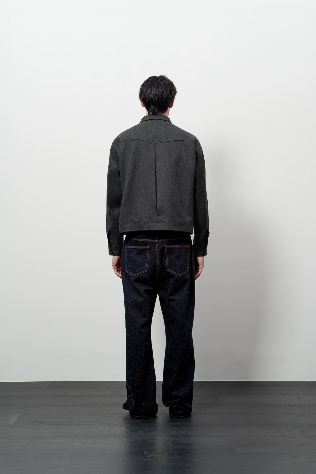 Stu - Cover Pocket Crop Jacket (Grey) product image 4 | TRAB K-Fashion Australia