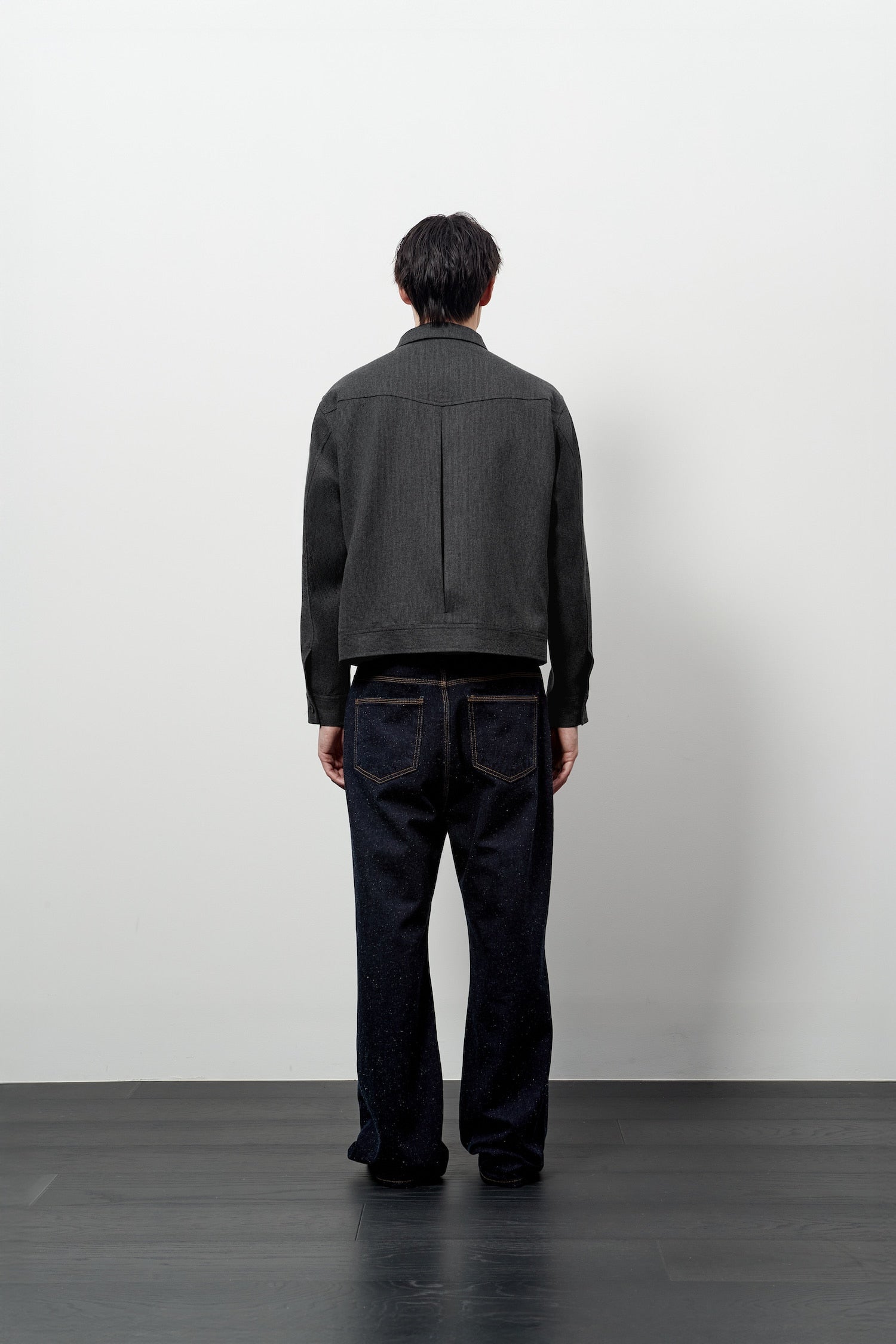 Stu - Cover Pocket Crop Jacket (Grey) product image 4 | TRAB K-Fashion Australia