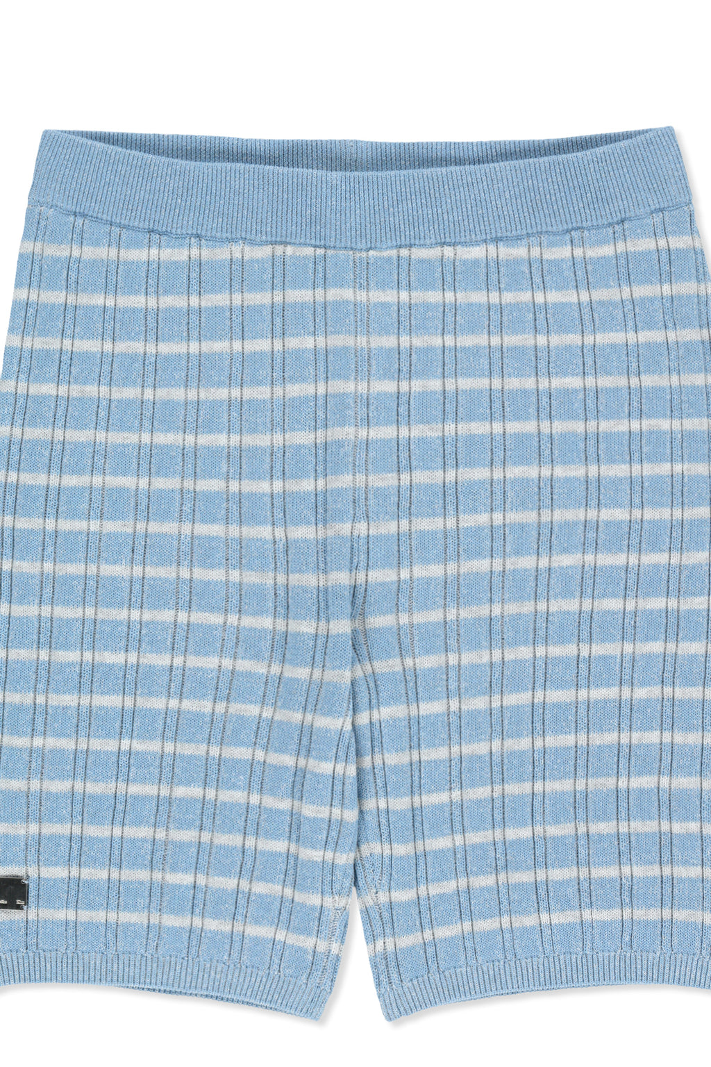 Matin Kim - Stripe Knit Shorts (Light Blue) product image 3 | TRAB K-Fashion Australia