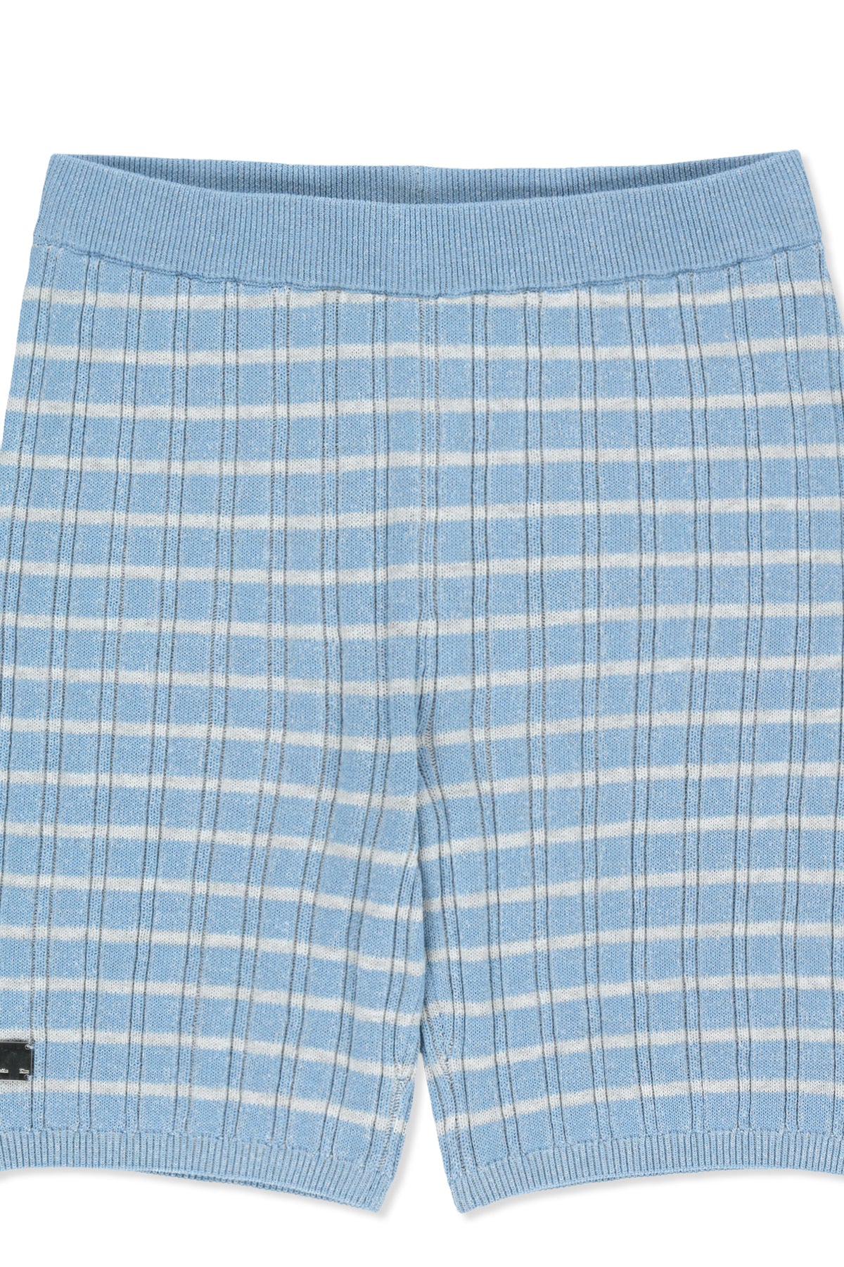 Matin Kim - Stripe Knit Shorts (Light Blue) product image 3 | TRAB K-Fashion Australia
