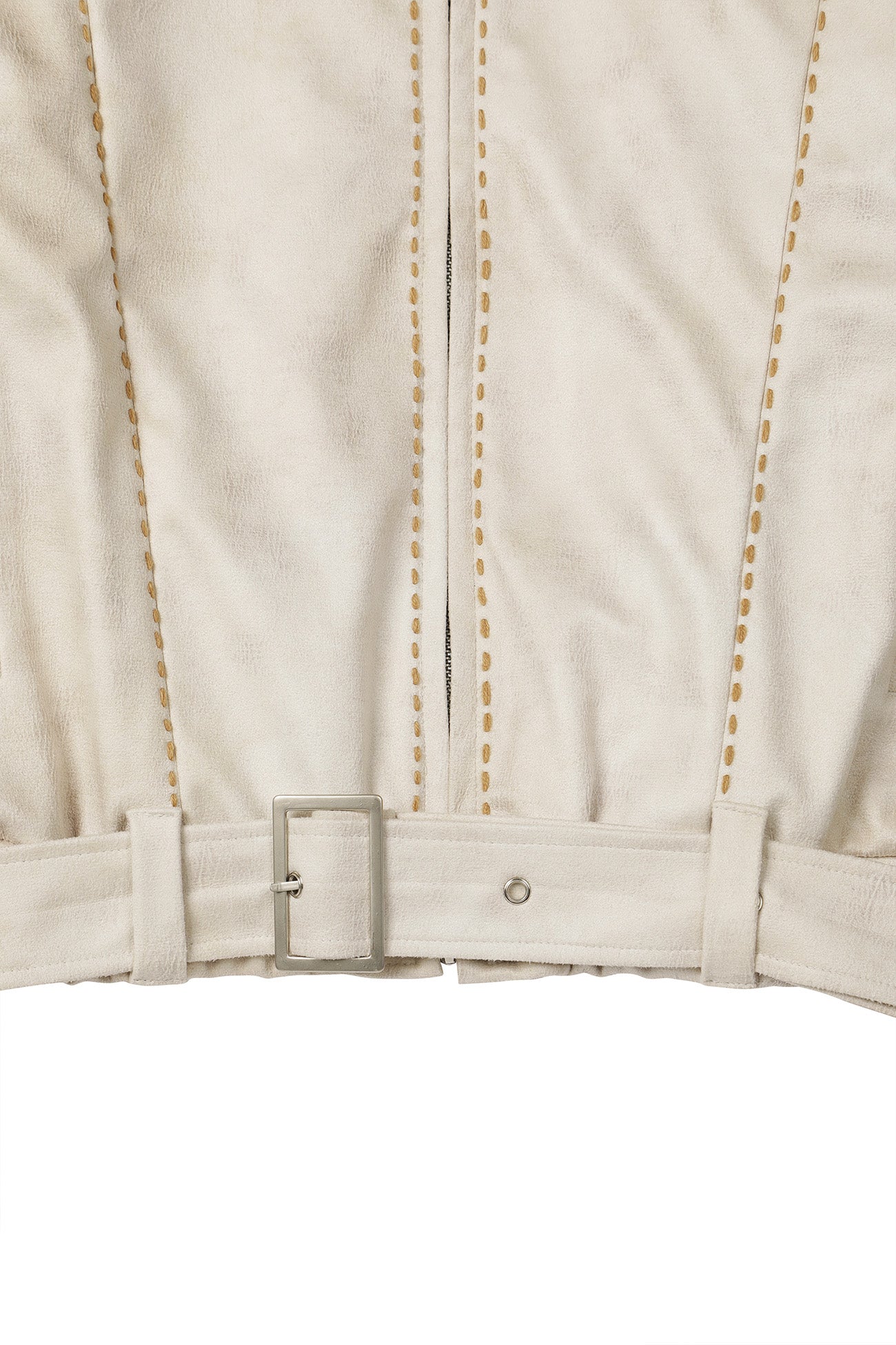 Deinet - Stitch Bomber Jumper (Ivory) product image 12 | TRAB K-Fashion Australia