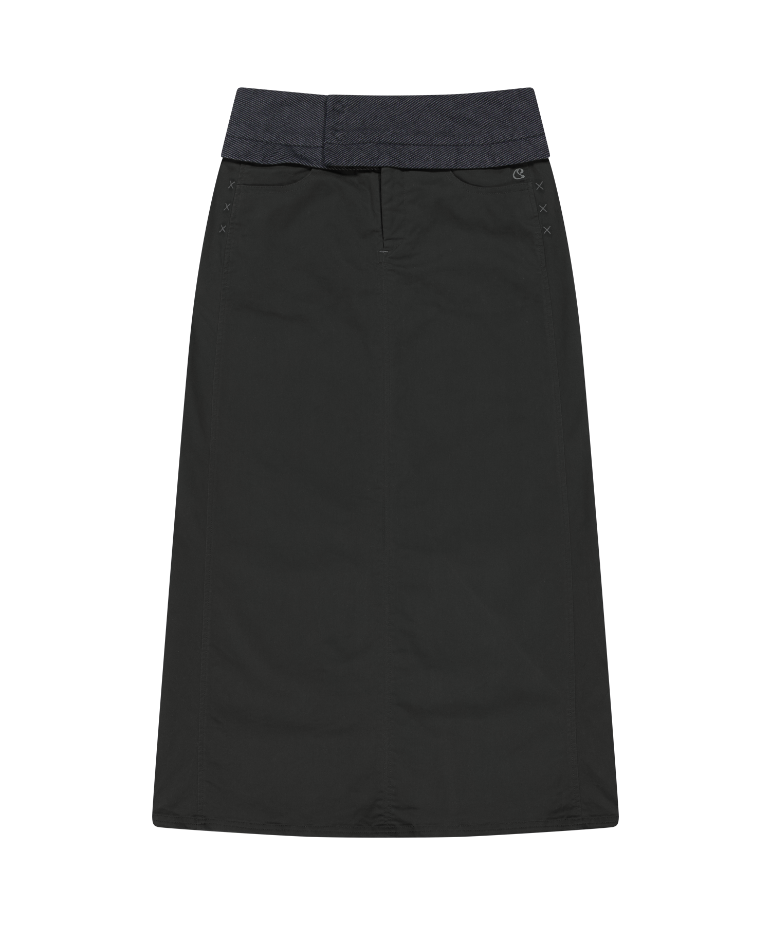 Coyseio - Waist Panel Skirt (Charcoal) product image 1 | TRAB K-Fashion Australia