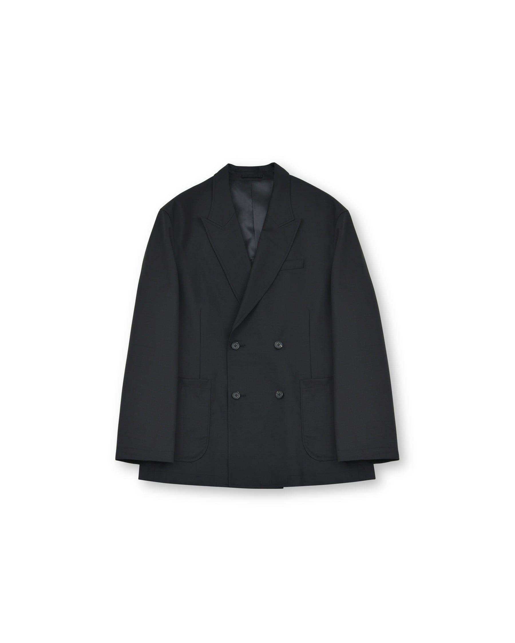 Brownyard - Double Breasted Jacket (Black) product image 3 | TRAB K-Fashion Australia