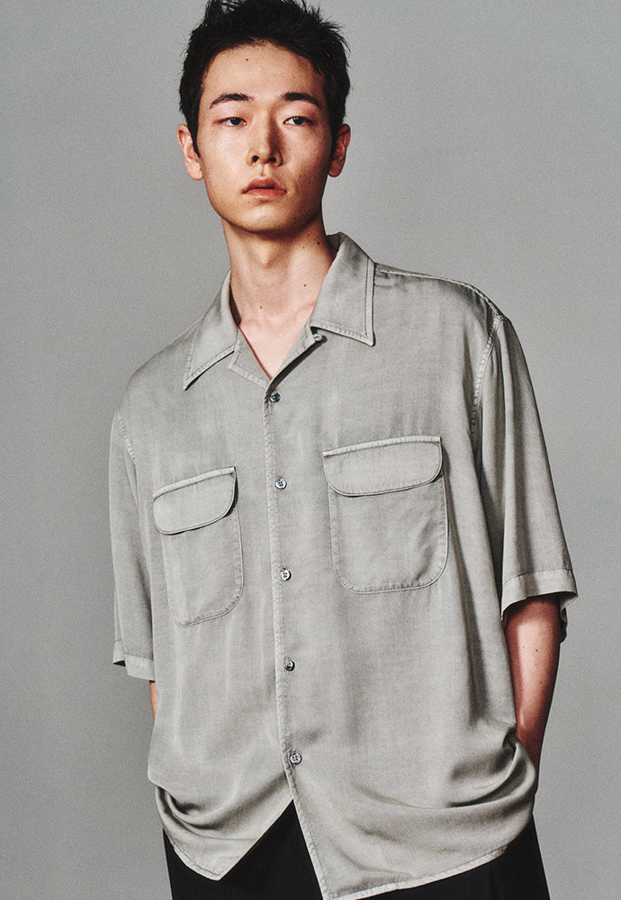 Art if acts - Tencel Two Pocket Half Shirt (Cliff) product image 6 | TRAB K-Fashion Australia