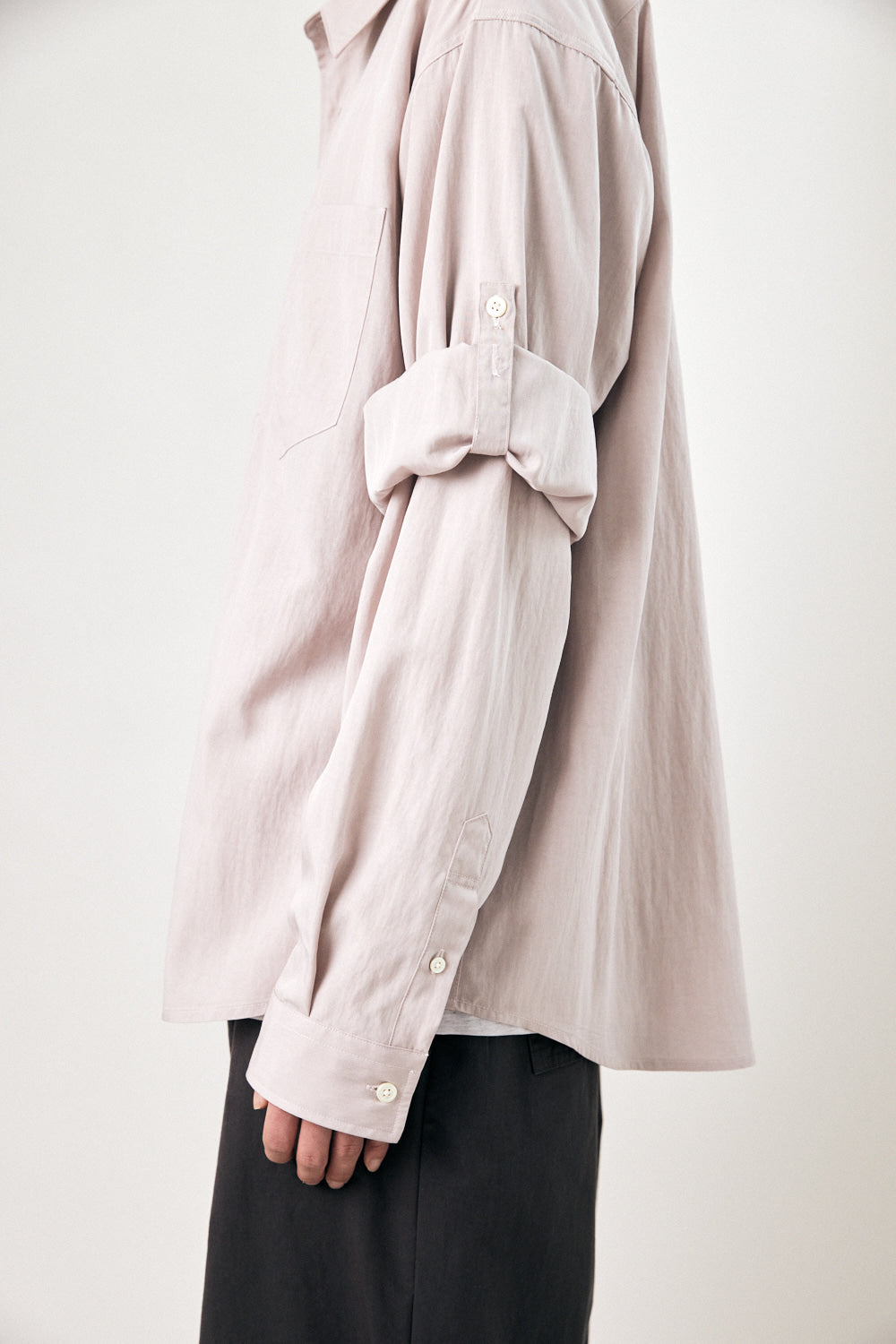 Hatchingroom - Double Sleeve Shirt Dusty (Pink) product image 15 | TRAB K-Fashion Australia
