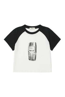 Deinet - Raglan Slim T-Shirt (White) product image 1 | TRAB K-Fashion Australia